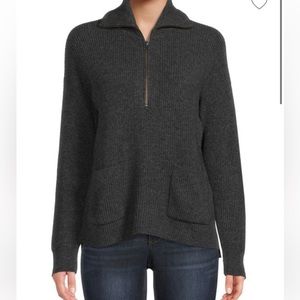 Madewell wool quarter zip sweater